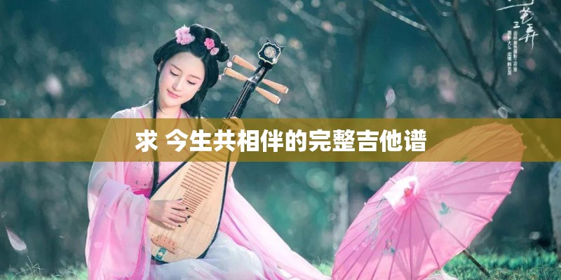 求 今生共相伴的完整吉他谱
