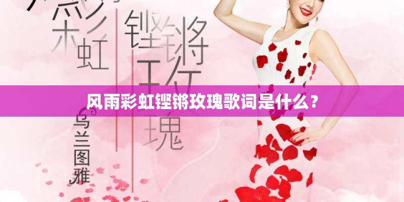 风雨彩虹铿锵玫瑰歌词是什么？